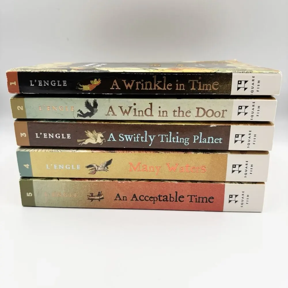 The Time Quintet Madeleine L'Engle 5 Book Complete Paperback Set Square Fish